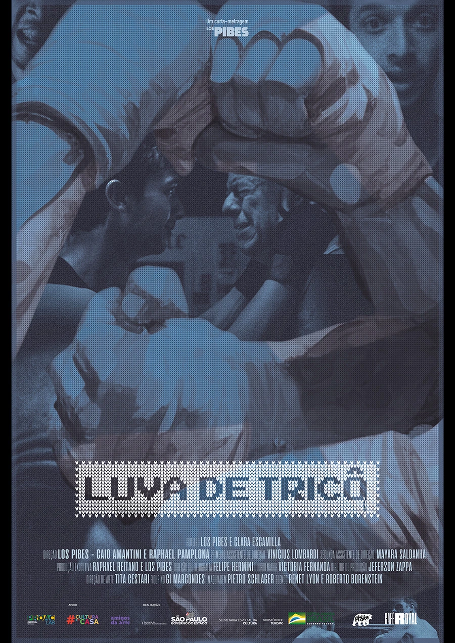 Luva de tricô