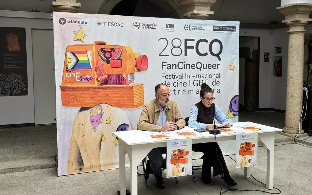 Presentamos en rueda de prensa el 28FanCineQueer, Festival Internacional de Cine LGBTI de Extremadura